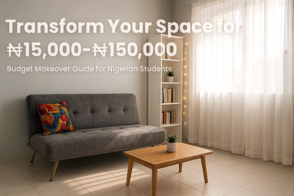 One Bedroom Apartment Design in Nigeria: Complete Low-Budget Makeover Guide for Students & Young Professionals (₦15,000-₦150,000)